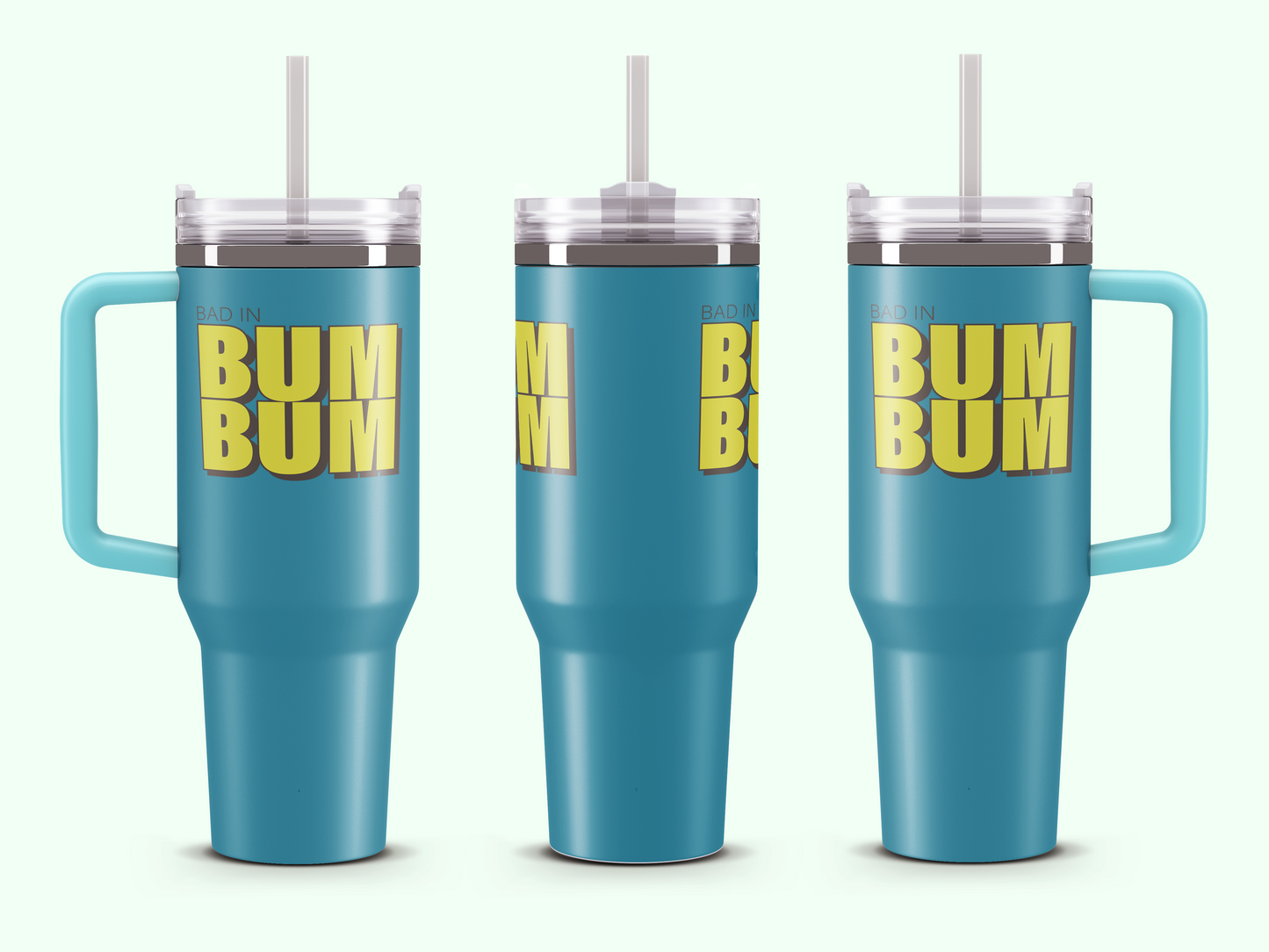 Fete Fuel Vacuum Tumbler – 40oz of Vibes - 🎶 Mighty ft Subance - Bad in BumBum 🎶