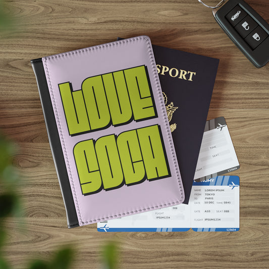 Feathers, Fetes & Flights Passport Cover - 🩷 Love Soca 🩷
