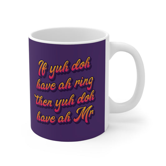 Mornings Made Bright: Vibrant 11oz Mug - 🎶 Lady Lava - Ring Finger 🎶