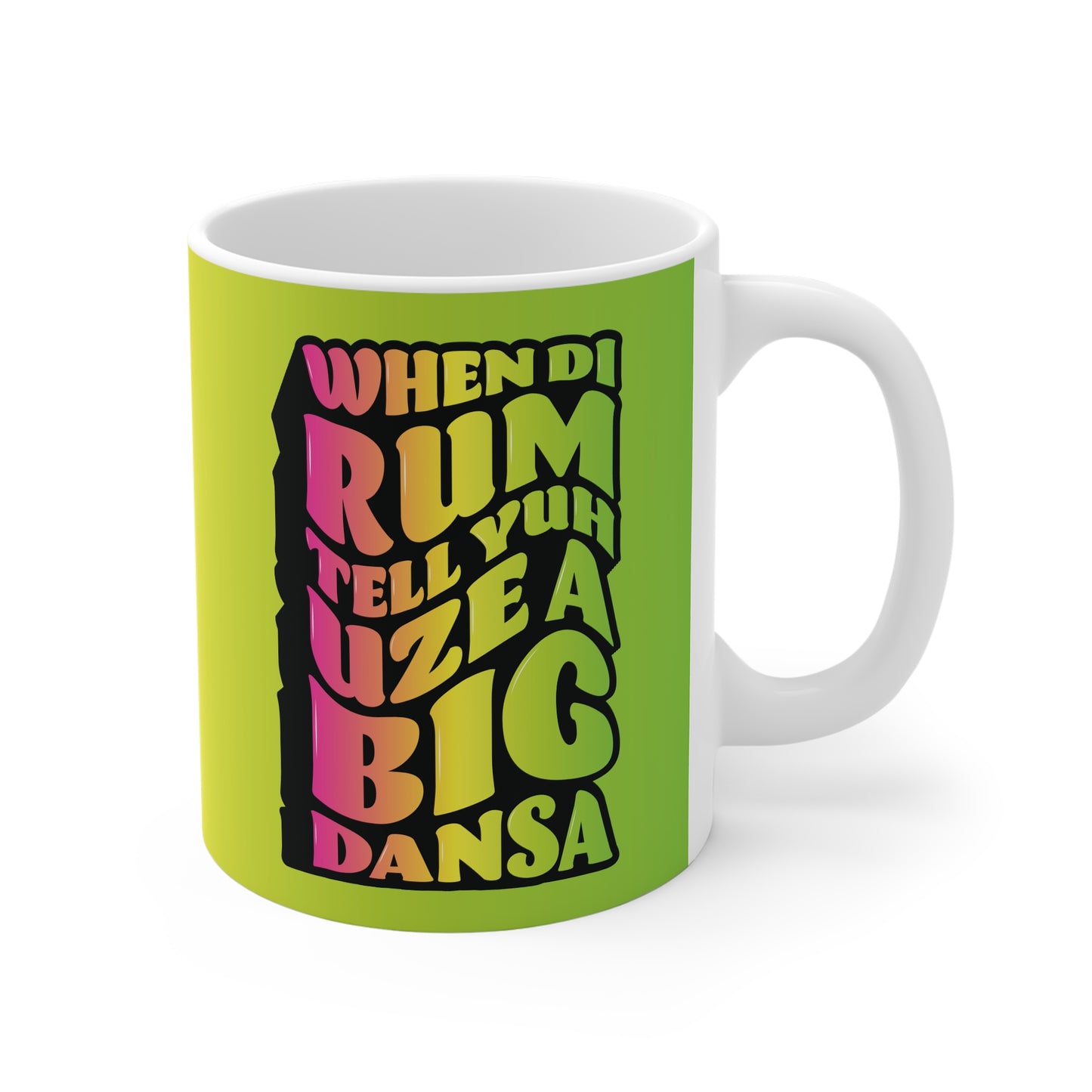 Mornings Made Bright: Vibrant 11oz Mug - 🎶 Klassik Frescobar - Dansa 🎶