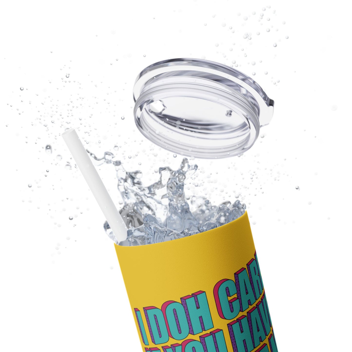 On-the-Go Vibes: 20oz Skinny Tumbler with Straw - 🎶 Mr Ridge & Problem Child - FYM 🎶