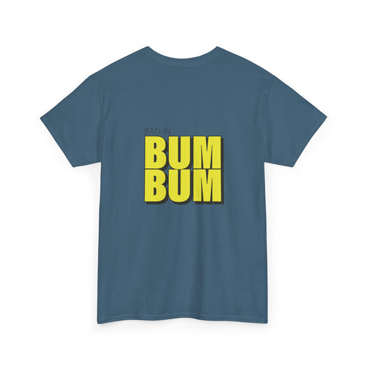 Carnival-Ready Heavy Cotton Tee - 🎶 Mighty ft Subance - Bad in BumBum 🎶