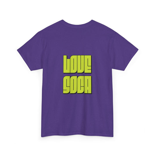 Carnival-Ready Heavy Cotton Tee - 🩷 Love Soca 🩷