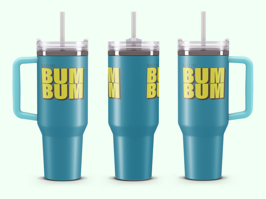 Fete Fuel Vacuum Tumbler – 40oz of Vibes - 🎶 Mighty ft Subance - Bad in BumBum 🎶