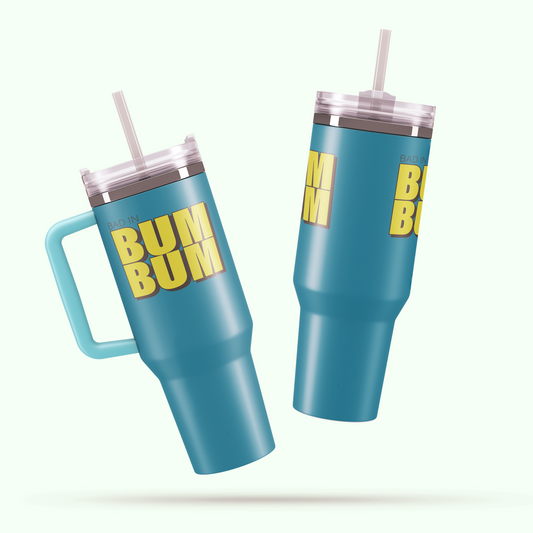 Fete Fuel Vacuum Tumbler – 40oz of Vibes - 🎶 Mighty ft Subance - Bad in BumBum 🎶