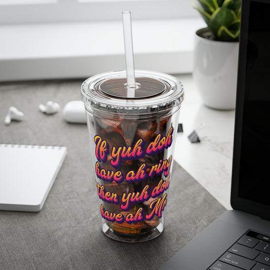 Vibrant Hydration: Carnival-Inspired Sunsplash Tumblers - 🎶 Lady Lava - Ring Finger 🎶