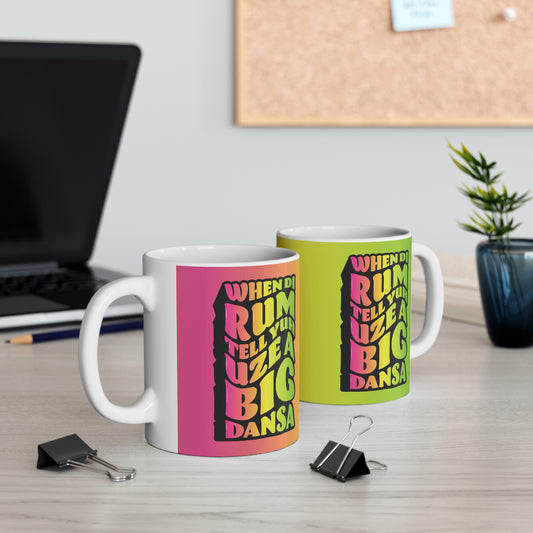 Mornings Made Bright: Vibrant 11oz Mug - 🎶 Klassik Frescobar - Dansa 🎶