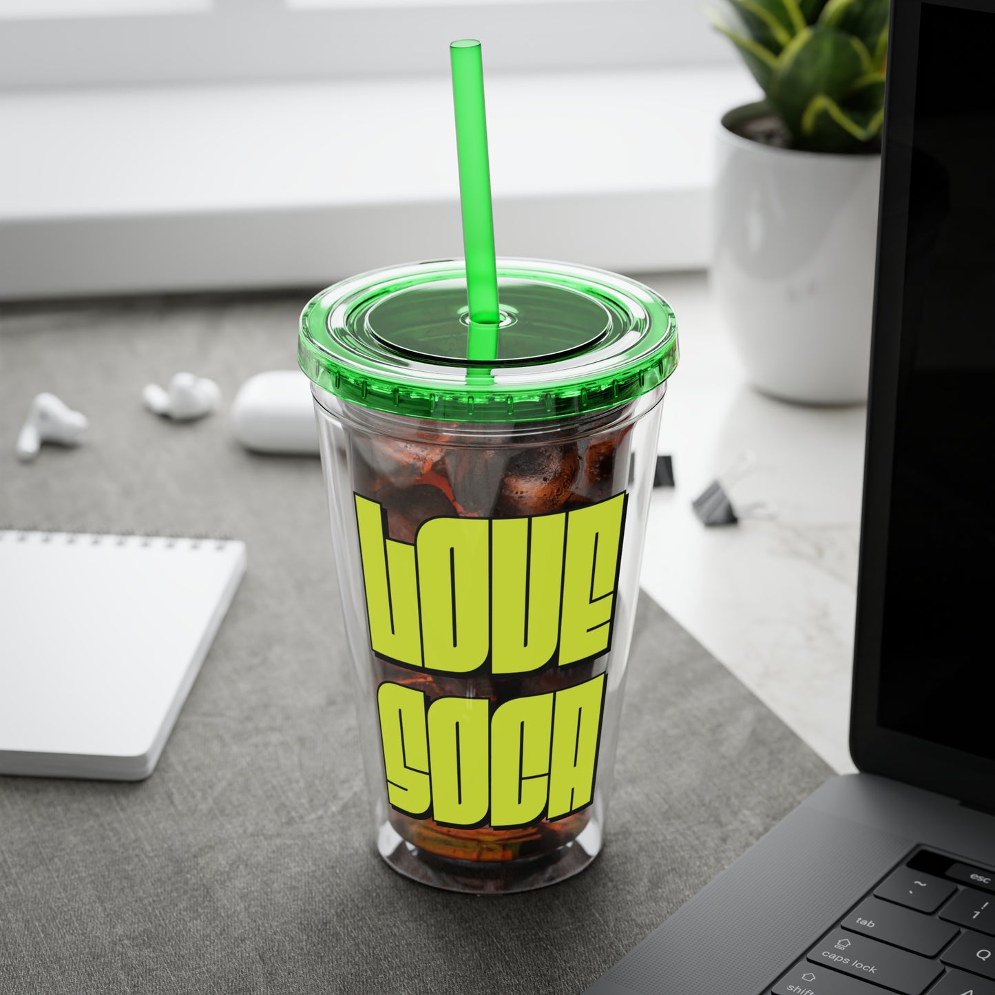 Vibrant Hydration: Carnival-Inspired Sunsplash Tumblers - 🩷 Love Soca 🩷