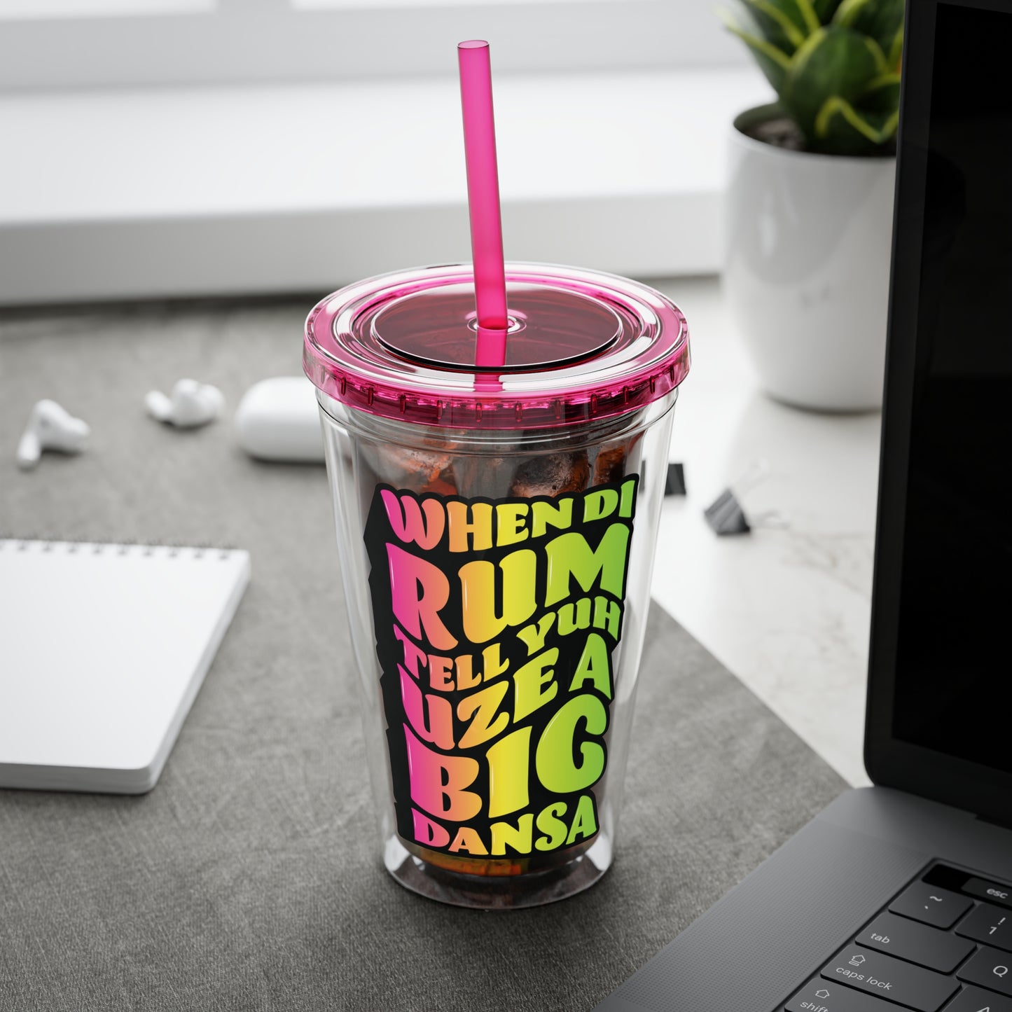 Vibrant Hydration: Carnival-Inspired Sunsplash Tumblers - 🎶 Klassik Frescobar - Dansa 🎶