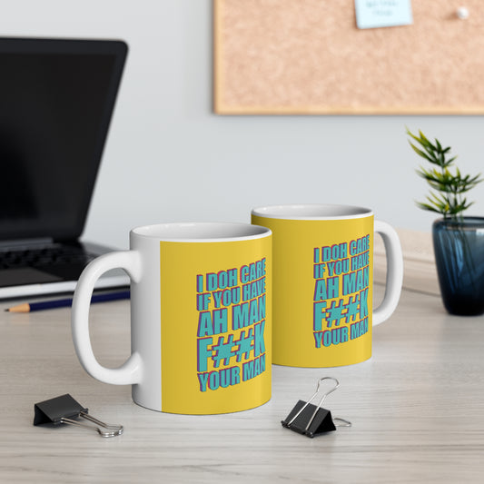 Mornings Made Bright: Vibrant 11oz Mug - 🎶 Mr Ridge & Problem Child - FYM 🎶