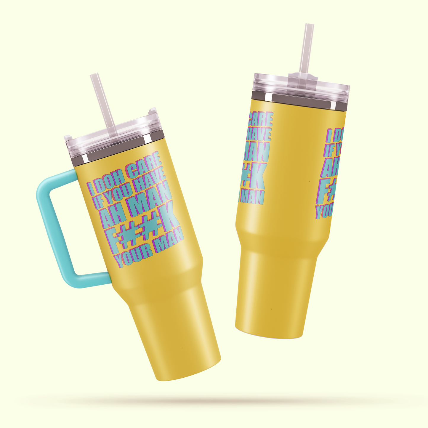 Fete Fuel Vacuum Tumbler – 40oz of Vibes - 🎶 Mr Ridge & Problem Child - FYM 🎶