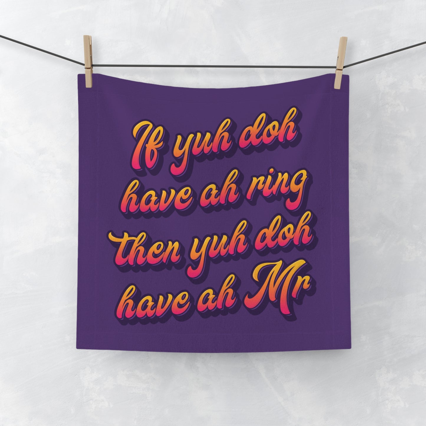 Jam, Sweat, Repeat: The Ultimate Fete Towel - 🎶 Lady Lava - Ring Finger 🎶