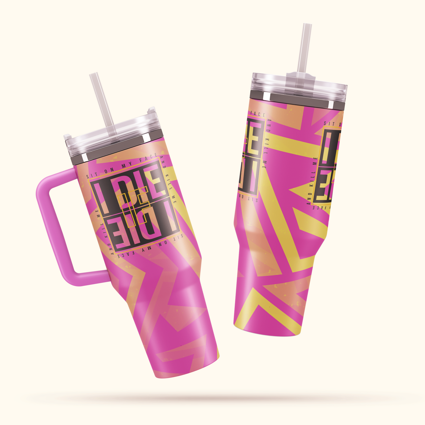 Fete Fuel Vacuum Tumbler – 40oz of Vibes - 🎶 Zido - Sit On My Face 🎶