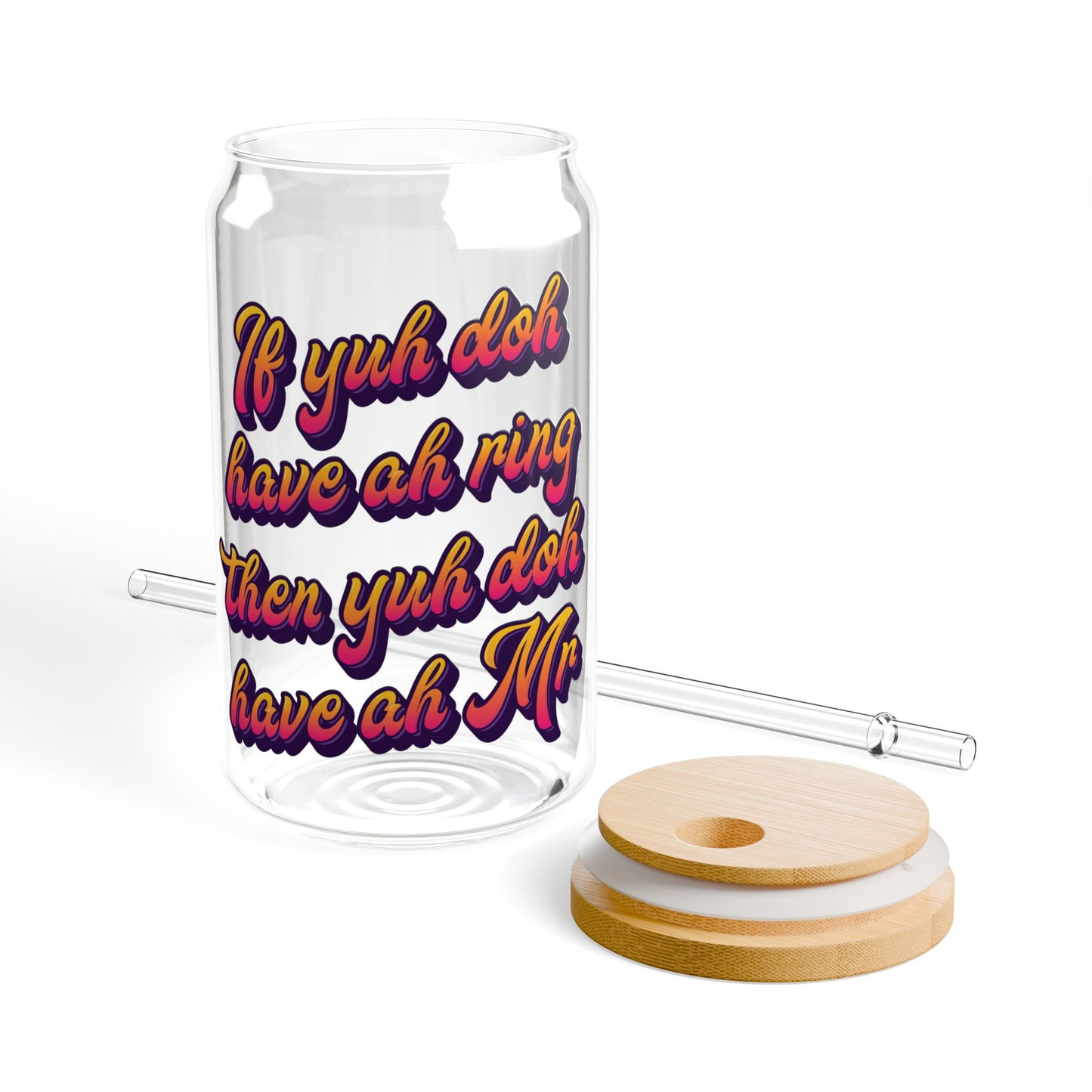 Chill & Sip: 16oz Carnival Glass - 🎶 Lady Lava - Ring Finger 🎶