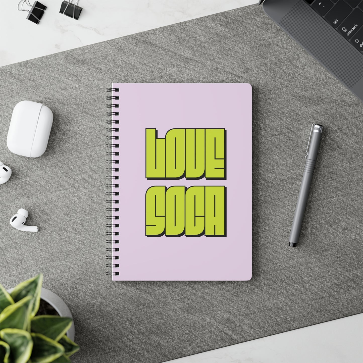 Plan de Fete: Spiral Notebook - 🩷 Love Soca 🩷