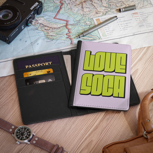 Feathers, Fetes & Flights Passport Cover - 🩷 Love Soca 🩷