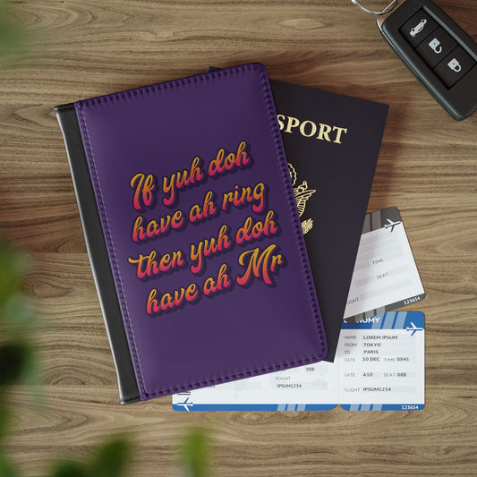 Feathers, Fetes & Flights Passport Cover - 🎶 Lady Lava - Ring Finger 🎶