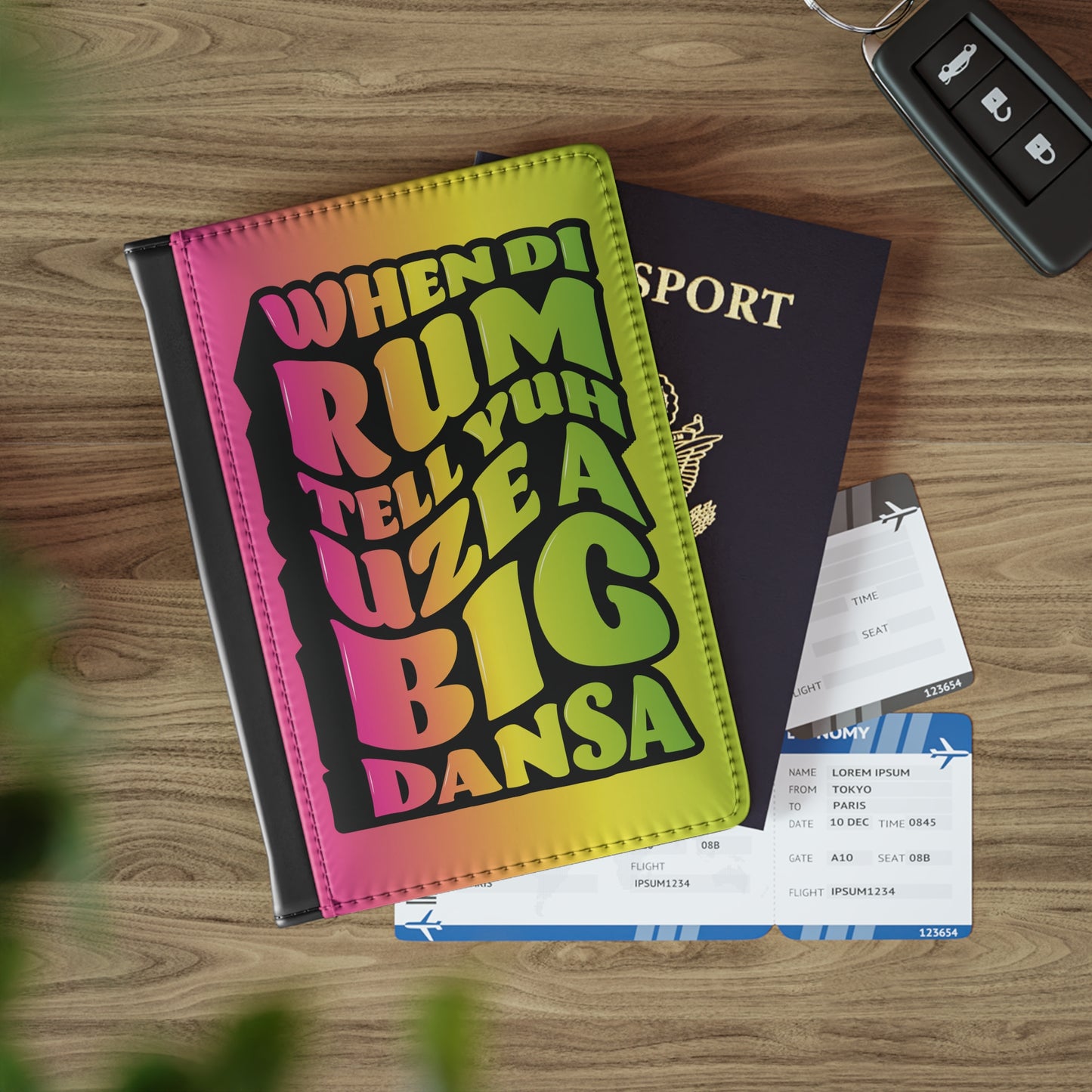 Feathers, Fetes & Flights Passport Cover - 🎶 Klassik Frescobar - Dansa - Edition 2🎶