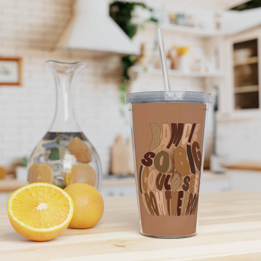 Fete-Ready Sippin’: 20oz Carnival Tumbler with Straw - 🎶 Yung Bredda & Added Rankin - Bamcie 🎶