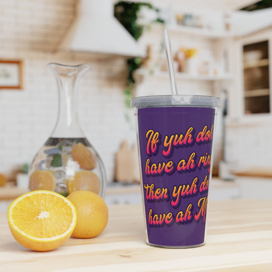 Fete-Ready Sippin’: 20oz Carnival Tumbler with Straw - 🎶 Lady Lava - Ring Finger 🎶