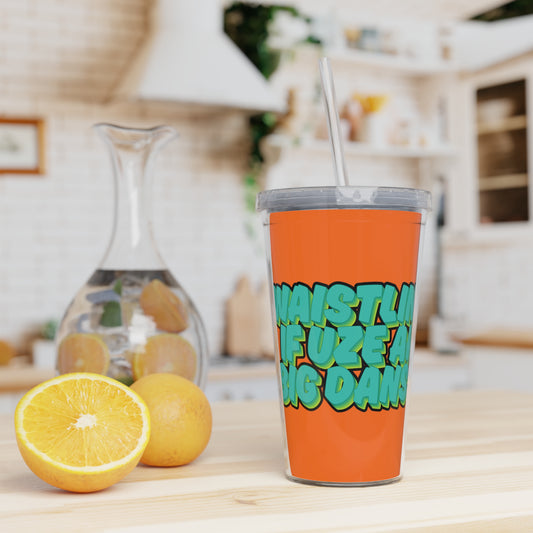 Fete-Ready Sippin’: 20oz Carnival Tumbler with Straw - 🎶 Klassik Frescobar - Dansa 🎶