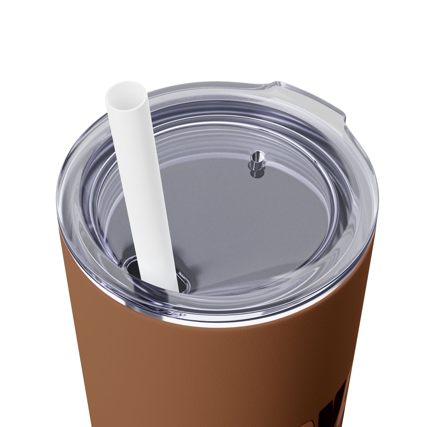 On-the-Go Vibes: 20oz Skinny Tumbler with Straw - 🎶 Yung Bredda & Added Rankin - Bamcie 🎶