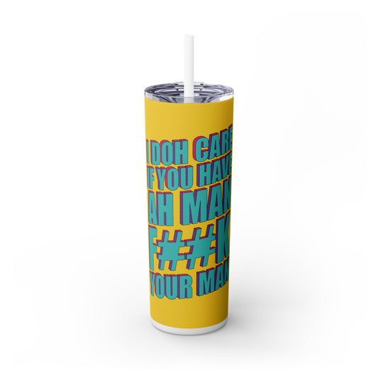 On-the-Go Vibes: 20oz Skinny Tumbler with Straw - 🎶 Mr Ridge & Problem Child - FYM 🎶
